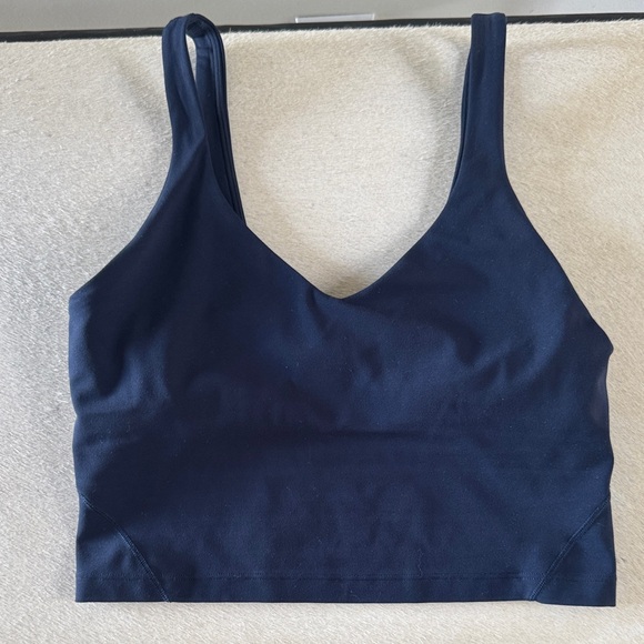 Lululemon align tank in true navy size 8 c/d support never worn - Picture 2 of 7